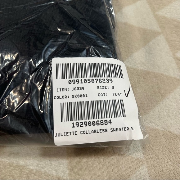 J crew Juliette collarless sweater blazer black size m - Picture 3 of 3